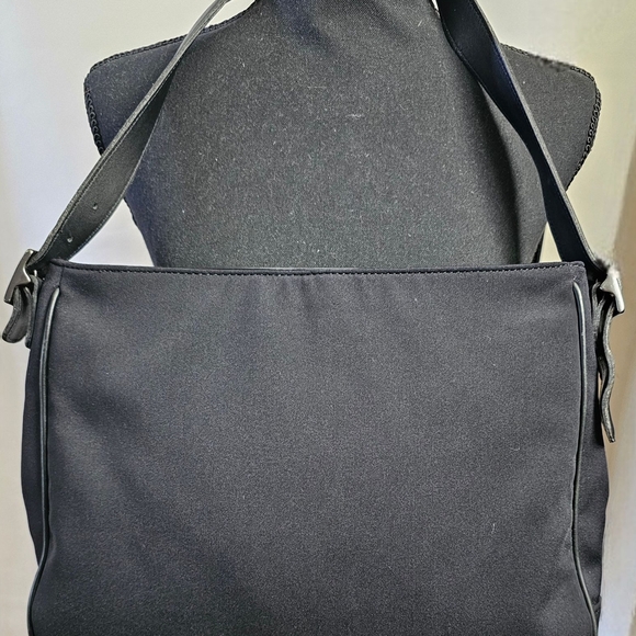 Vintage Coach Black Neoprene Leather Trim Purse - Picture 2 of 7